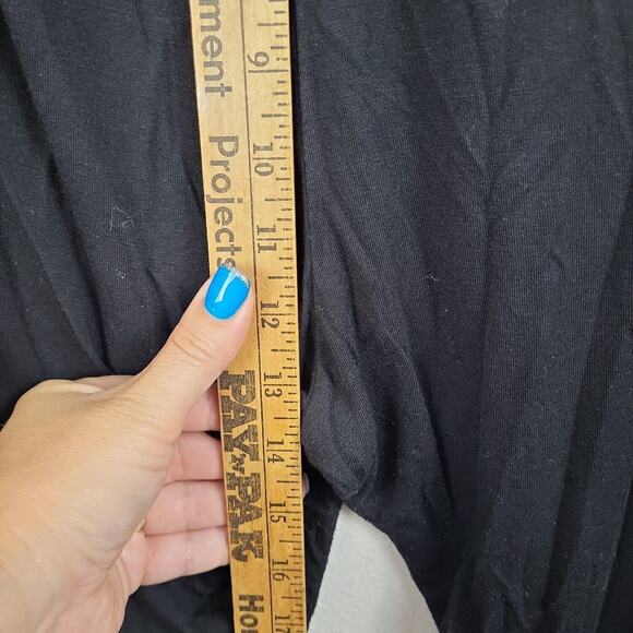 Boohoo Womens Black Skeleton‎ Strapless Skinny Leg One Piece Jumpsuit Size 18 - Picture 10 of 11